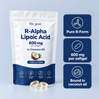 vimelo R-Alpha Lipoic Acid 600 mg – pure R-form, bound in coconut oil